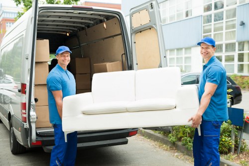 Professional piano removals in Wandsworth with protective equipment