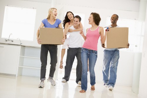 Removal team handling a same day move in Wandsworth