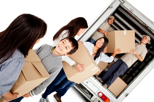 Removal team preparing a house move in Wandsworth