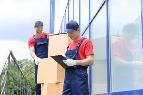 Packing and loading household items for a Wandsworth relocation