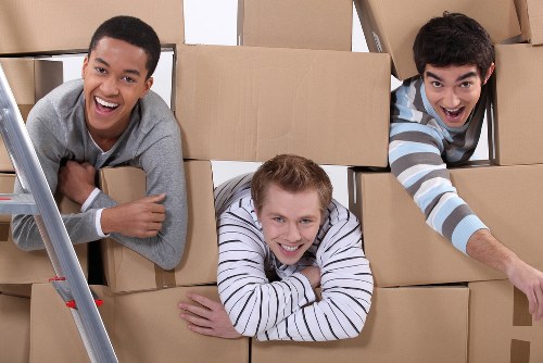 Packed household items ready for a Wandsworth house relocation
