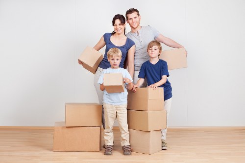 Careful packing supplies used for a Wandsworth home move
