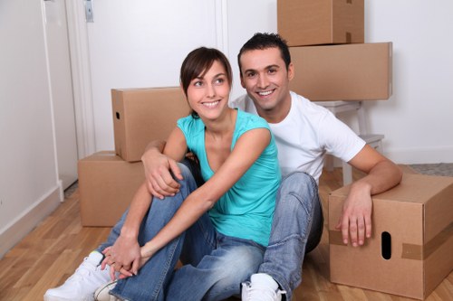 Office relocation materials prepared for business removals in Wandsworth
