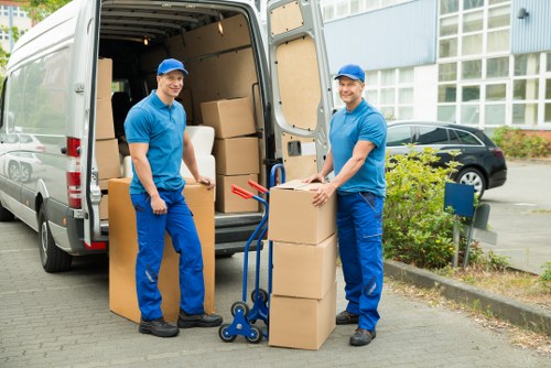 Careful loading of furniture for a Wandsworth moving service