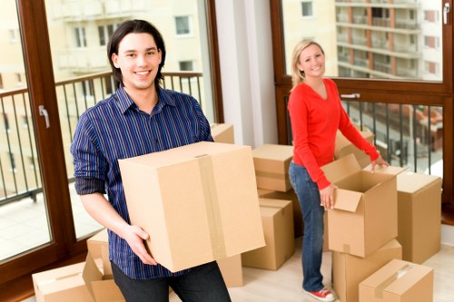 Professional moving truck for local business relocations in Wandsworth